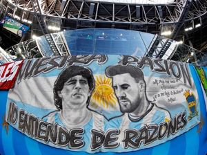 Bye Bye Messi, Maradona Tetap yang Pegang Piala Dunia