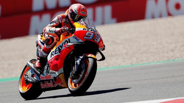 Marc Marquez pole position yang kesembilan secara beruntun di MotoGP Jerman.