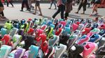 PKL Tumpah Ruah di CFD Sudirman-Thamrin