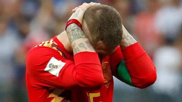   Sergio Ramos regrets the failure of Spain at the 2018 World Cup. 