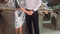 Manisnya, makan malam romantis yang dipersiapkan Iniesta untuk sang istri ketika ulang tahun pernikahan mereka. Foto: Instagram @andresiniesta8