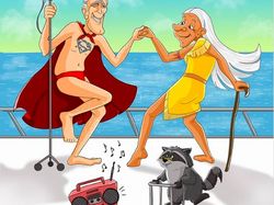 Ketika Superhero Menua dan Menikmati Masa Pensiun