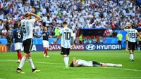 Argentina tersingkir di babak 16 besar Piala Dunia 2018, setelah dikalahkan Prancis 4-3 (Dylan Martinez/Reuters)