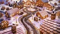 Carl Warner merupakan seorang Food Artist sekaligus fotografer asal Liverpool. Jika melihat karyanya, kamu pasti berdecak kagum. Salah satunya kota cantik yang terbuat dari cookies ini.Foto: Carl Warner