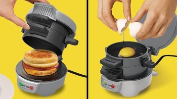 Alat pembuat sandwich yang memasak sarapan dengan sempurna hanya dalam 5 menit. Foto: via Brightside