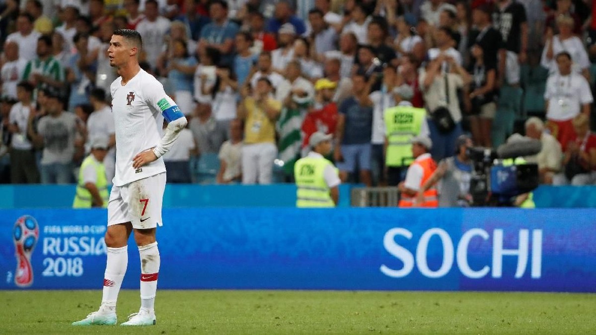 Cristiano Ronaldo diharap tidak pensiun dari timnas setelah Portugal tersingkir dari Piala Dunia 2018 (Foto: Jorge Silva/REUTERS)