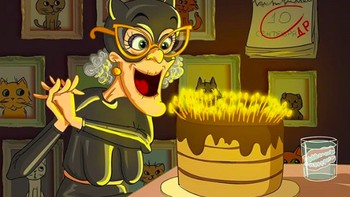 Cat Woman merayakan ulang tahun. Foto: Instagram @_lesya_guseva_ via Brightside