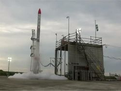 Detik-detik Meledaknya Roket Milik Jepang