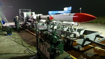 Kejadian tersebut terjadi saat uji coba peluncuran pada hari Sabtu (30/6) di kota Taiki di Pulau Hokkaido. (Foto: Facebook Interstellar Technologies)