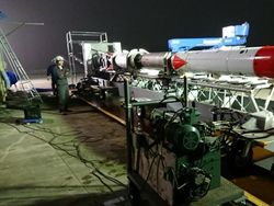 Detik-detik Meledaknya Roket Milik Jepang