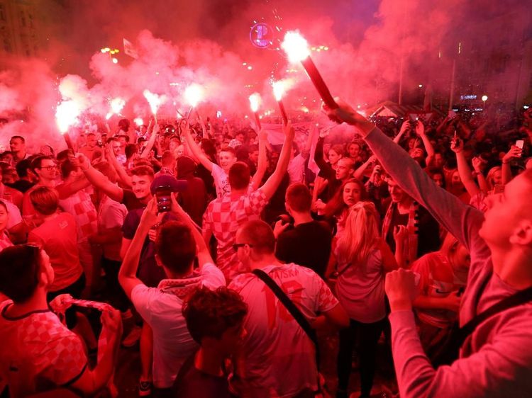 Pesta Warga Kroasia di Zagreb