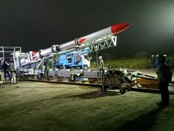 Detik-detik Meledaknya Roket Milik Jepang