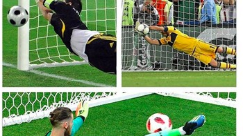 Penampilan Iker Casillas di atas yang membuat banyak penyelamatan kala dulu membela Spanyol terlihat kontras dengan De Gea yang banyak kebobolan. Foto: istimewa