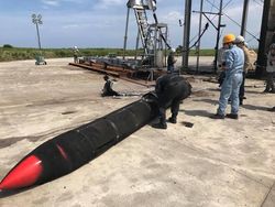 Detik-detik Meledaknya Roket Milik Jepang