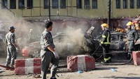 Salah seorang korban tewas akibat ledakan ini adalah salah seorang politikus Sikh yang akan maju dalam pemilihan parlemen bulan depan. Parwiz/Reuters.