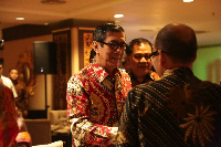 Menteri Hukum dan HAM, Yasonna H. Laoly dalam acara Pembukaan & Welcome Dinner Focus Group Discussion (dok. Kemenkum HAM)