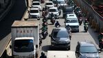 Suasana Uji Coba Ganjil Genap di DI Panjaitan