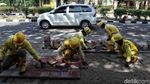Perbaikan Trotoar Jelang Asian Games 2018