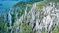 Gunung Mulu National Park is one of the most majestic and thrilling nature destinations located in the state of Sarawak begitu caption pada foto ini (luissuarez9/Instagram)