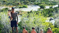 Selama di Bahama, Icardi bermalam di salah satu resor mewah di Turks and Caicos Islands (mauroicardi/Instagram)