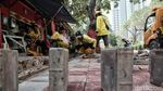 Perbaikan Trotoar Jelang Asian Games 2018