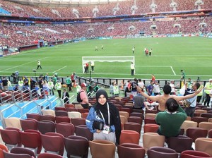 Perasaan Viany Zaelany Nonton Langsung Piala Dunia di Rusia