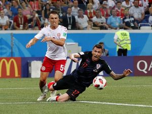 Kroasia vs Denmark Berimbang 1-1 di Babak Pertama