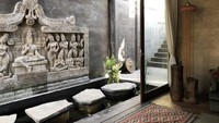 Kamar tidur tamu terletak di lantai bawah rumah. Istimewa/Alexis Dornier/Inhabitat.