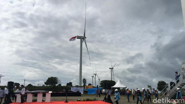 Kebun Angin Terbesar RI Resmi Beroperasi