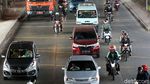 Suasana Uji Coba Ganjil Genap di DI Panjaitan
