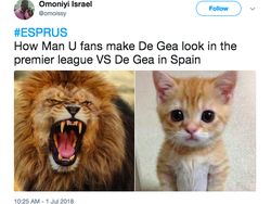 Tampil Memble, De Gea Jadi Sasaran Empuk Meme