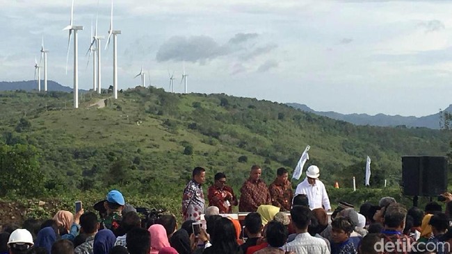 Kebun Angin Terbesar RI Resmi Beroperasi