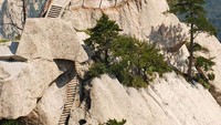 Kedai teh adalah salah satu dari banyak kuil Taoist yang dapat ditemukan di masing-masing dari lima puncak yang membentuk gunung Huashan. Banyak penduduk asli di daerah ini yang melakukan bertapa sambil ngeteh. Foto: Istimewa