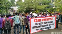 Penjaringan Rektor Unigal Ciamis Berbuntut Demonstrasi Mahasiswa