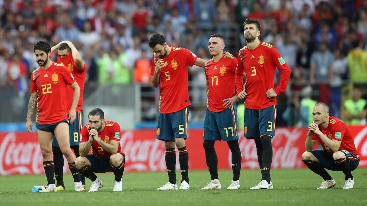 Spanyol tersingkir dari Piala Dunia 2018 meski tidak pernah kalah (Foto: Carl Recine/Reuters)