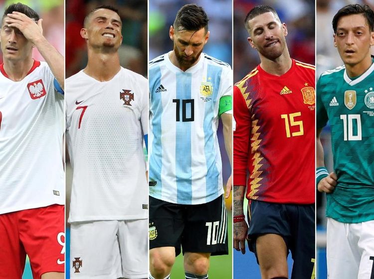 5 Tim dalam 10 Besar Peringkat FIFA Keok di Piala Dunia 2018