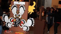 Festival Babukung 2018: Traditional Mask Festival 2018 mengusung tema bersatu dalam perbedaan yang diselenggaran oleh Pemerintah Kabupaten Lamadau di Gedung Kesenian Jakarta. Foto: dok. Dinpar Lamandau