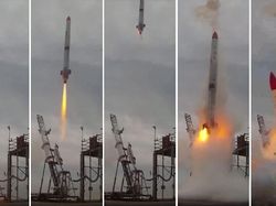 Detik-detik Meledaknya Roket Milik Jepang