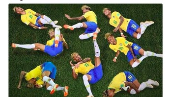 Persiapan Neymar menghadapi pertandingan melawan Belgia. Foto: istimewa