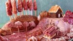 Wow! Rumah Hingga Gaun Pengantin Cantik Ini Terbuat dari Salami