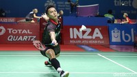Hasil tersebut membuat Jojo gagal melangkah ke babak kedua Indonesia Open 2018.