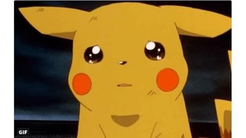 Para penggemar timnas Jepang pun pasti sedih dengan hasil ini, seperti Pikachu. Foto: Istimewa