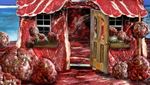Wow! Rumah Hingga Gaun Pengantin Cantik Ini Terbuat dari Salami