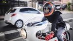 Senangnya Dian Ayu Bisa Tunggangi Moge-nya Lagi