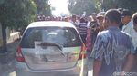Penampakan Mobil yang Diberondong Tembakan di Sleman