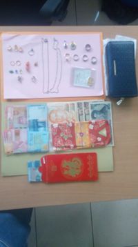 Barang bukti yang disita polisi.