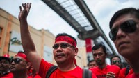 Jamal diketahui melarikan diri dari tahanan polisi setelah gagal menyelesaikan proses pembebasan dengan jaminan. Foto: AFP PHOTO/MOHD RASFAN