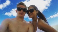 De Bruyne juga pernah bulan madu ke Mauritius (lacroixmichele/Instagram)