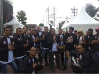 Keseruan Komunitas Yamaha Vixion Club Indonesia dalam Nobar MotoGP  (Foto: dok. Kopiko78)