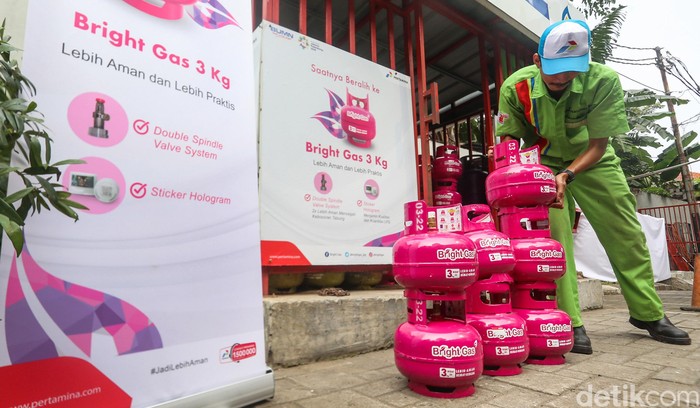 PT Pertamina (Persero) uji pasar Bright Gas 3 kiloan hari ini, Selasa (03/7/2018). Uji pasar ini dilakukan lebih dulu di Jakarta sebelum ke daerah lainnya.